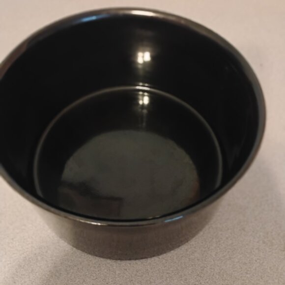 Boda Nova Sweden Straight Side Black Bowl MCM - Picture 3 of 5